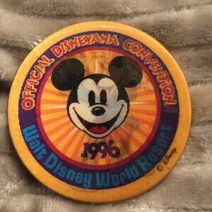 Vintage Mickey Mouse Pin Official Disneyana Convention Walt Disney World Disney